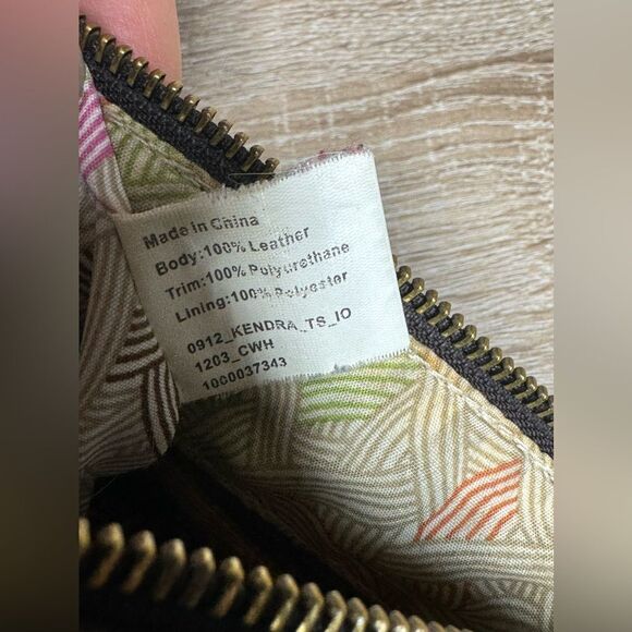 The Sak Women Brown Leather Crossbody Shoulder Bag Adjustable Canvas Strap Boho - Picture 11 of 11